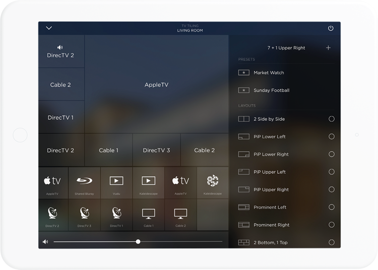 ipad with savant interface